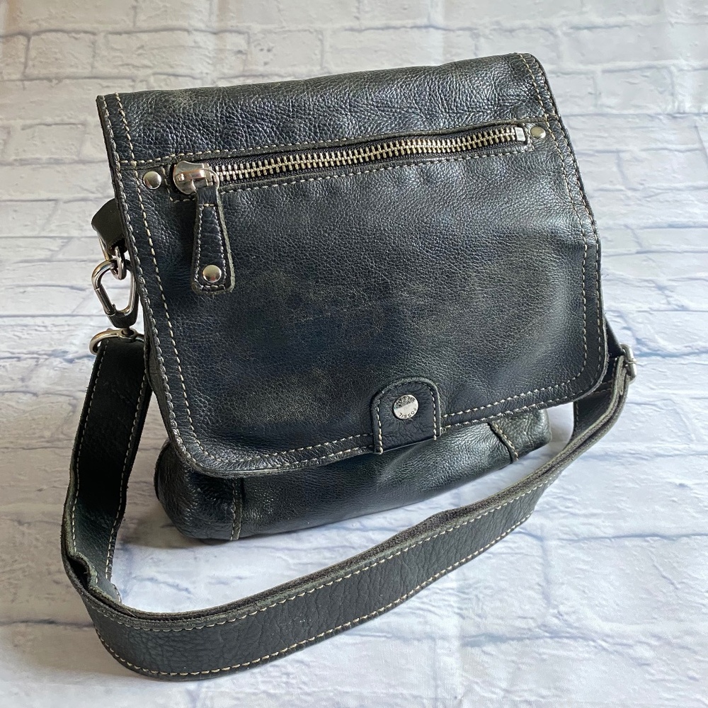 FOSSIL REAL LEATHER HANDBAG